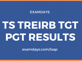 TS TREIRB TGT PGT Results