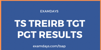 TS TREIRB TGT PGT Results