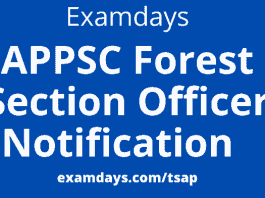 ap forest section officer notification