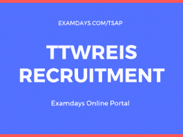 TTWREIS Recruitment