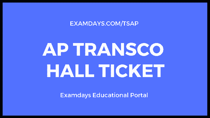 ap transco hall ticket