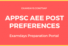 appsc aee post preferences
