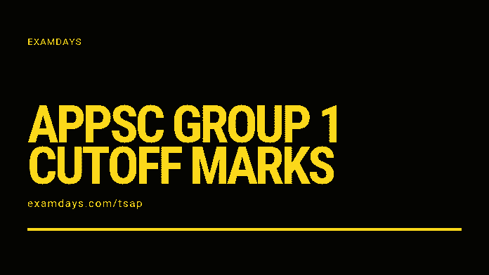 appsc group 1 cutoff marks