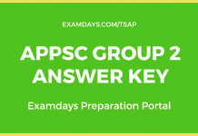 appsc group 2 answer key