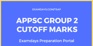 appsc group 2 cutoff marks