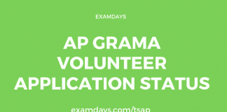 ap grama volunteer application status