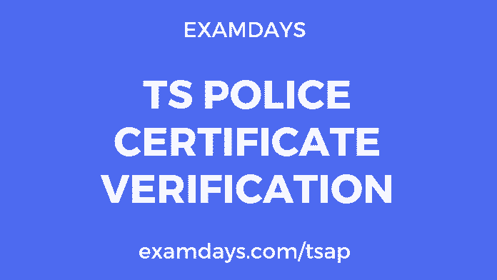 ts police certificate verification