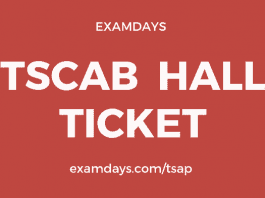 tscab staff assistant hall ticket