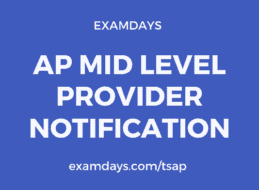 ap mid level provider notification