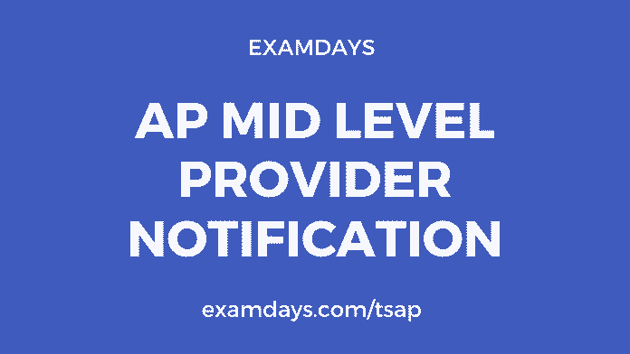 ap mid level provider notification