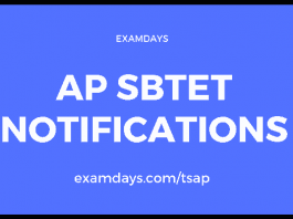 ap sbtet notifications