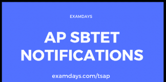 ap sbtet notifications