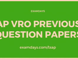 ap vro previous question papers