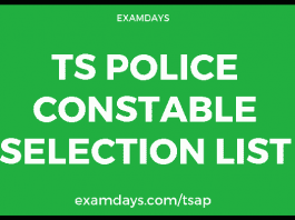 ts police constable selection list