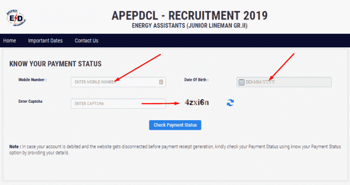 ap jlm application payment status