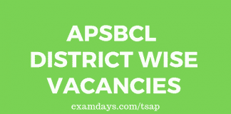 apsbcl district wise vacancies