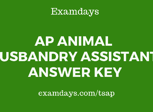 ap animal husbandry assistant answer key