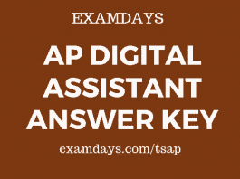 ap digital assistant answer key