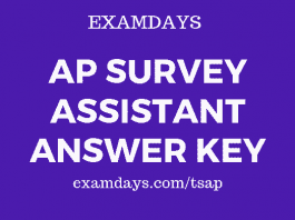 ap survey assistant answer key