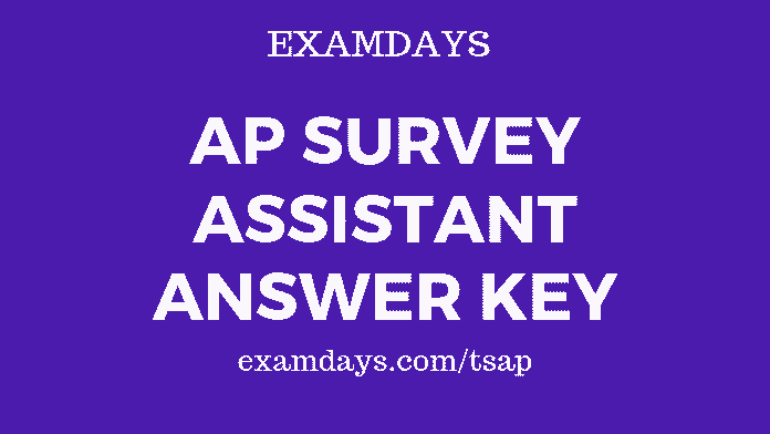 ap survey assistant answer key