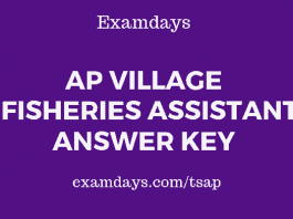 ap village fisheries assistant answer key