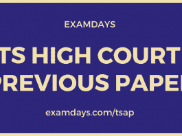 ts high court previous papers