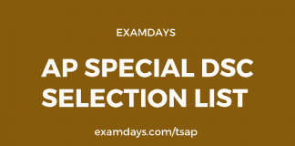 ap special dsc selection list