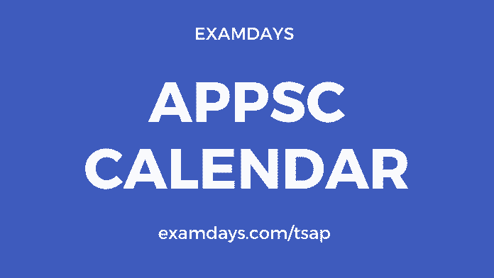 appsc calendar