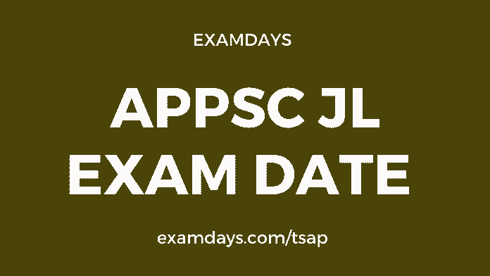 appsc jl exam date
