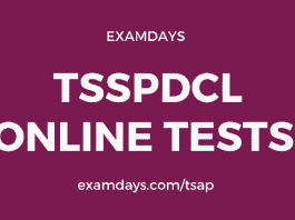 tsspdcl online tests