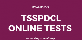 tsspdcl online tests