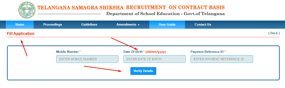 TS Samagra Shiksha Abhiyan Application Form 2023 Apply Link