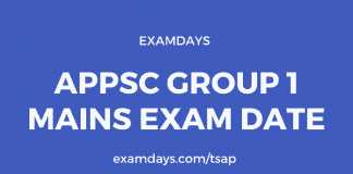 appsc group 1 exam date