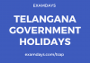 ts govt holidays