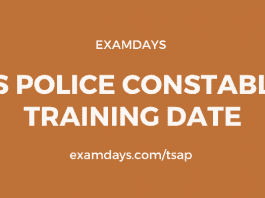 ts police constable training date