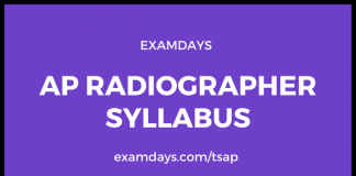 ap radiographer syllabus