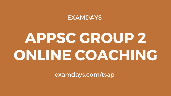 appsc group 2 online coaching