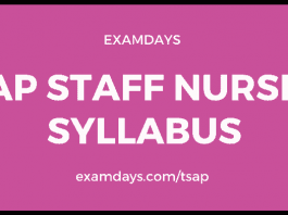 ap staff nurse syllabus