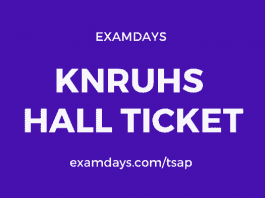 knruhs hall ticket