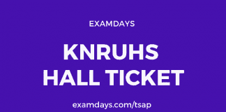 knruhs hall ticket