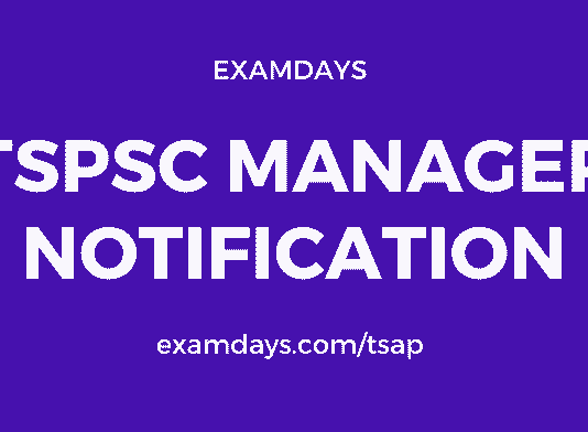 tspsc manager notification