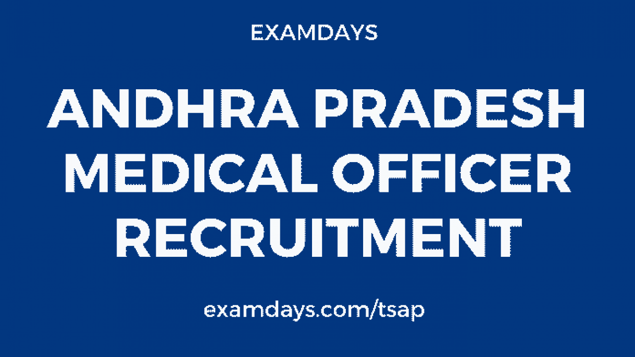 Appsc Medical Officer Recruitment 2021 Online Application Psc Ap Gov In