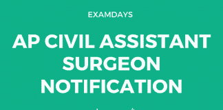 ap civil assistant surgeon notification