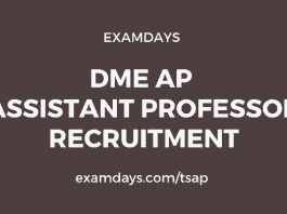 dme ap assistant professor jobs