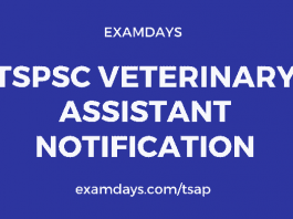 tspsc veterinary assistant notification