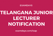 ts junior lecturer notification