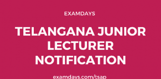 ts junior lecturer notification