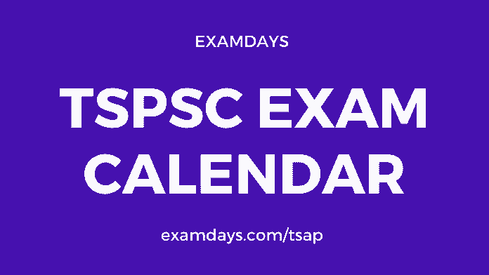 tspsc exam calendar