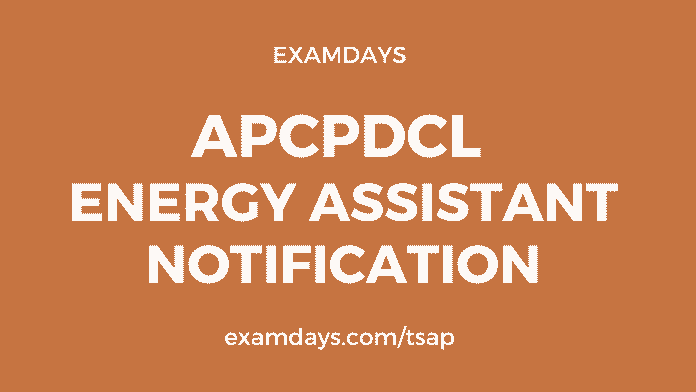 apcpdcl energy assistant notification