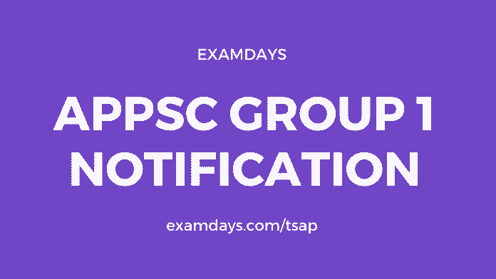 appsc group 1 notification